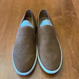 1901 BROWN SUEDE SLIP-ONS MEN’S SIZE 14